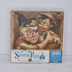Disney Signature Puzzle with Pinocchio and Geppetto - Brown and Black
